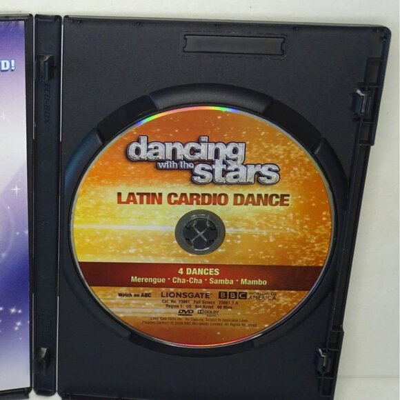 Dancing With The Stars Latin Cardio Dance DVD Cheryl & Maksim 4 Routines No Part - Picture 2 of 3